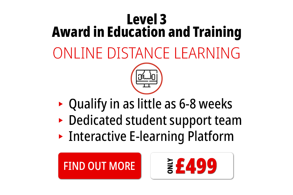 Award in Education & Training Course Level 3